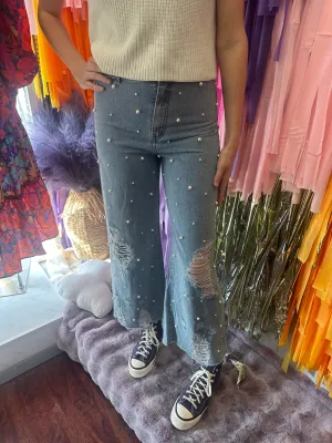 Dolly Pearl Denim: Lightwash