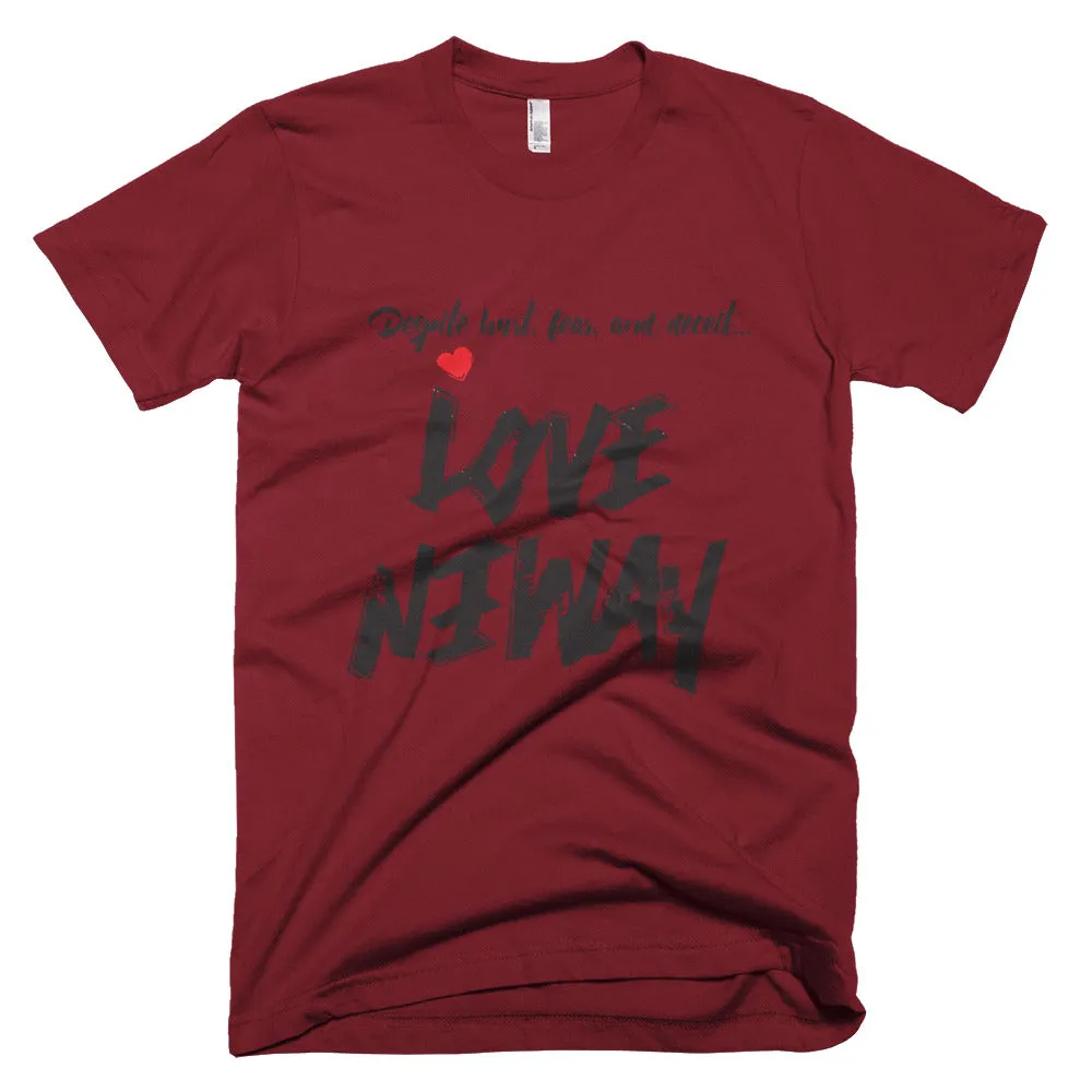Love Anyway Despite Naysayers Unisex Short-Sleeve T-Shirt
