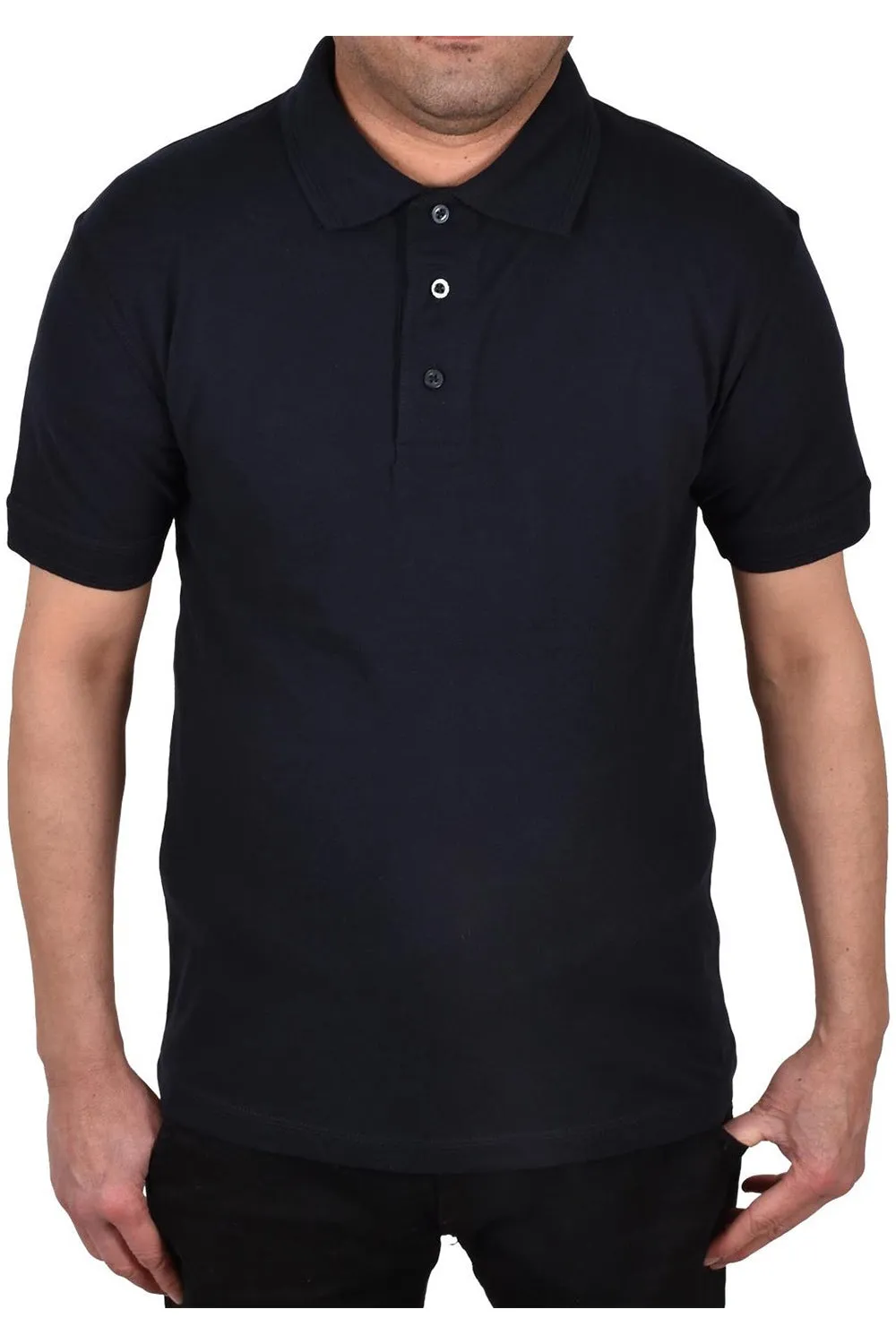 Mens Short Sleeve Polycotton Polo T-Shirts