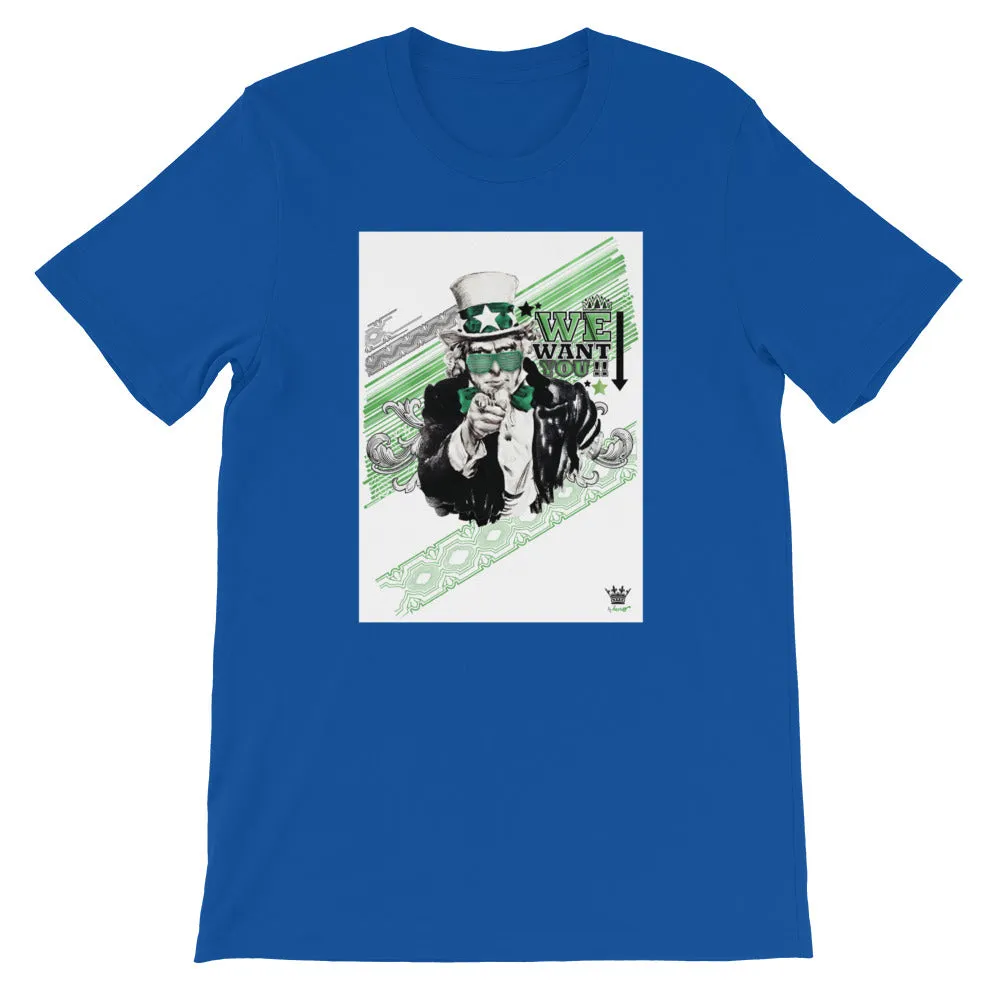 "We want you" Short-Sleeve Unisex T-Shirt